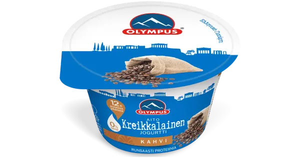 Olympuse Kreeka jogurt kohviga, rasvatu, 150 g