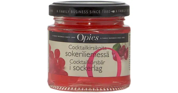 Opies kokteilikirsid 130/75g