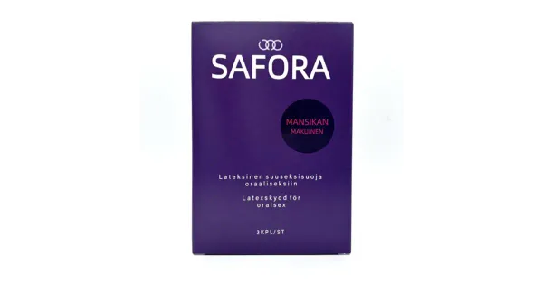 Oraalseksi kaitse Safora maasika 3tk