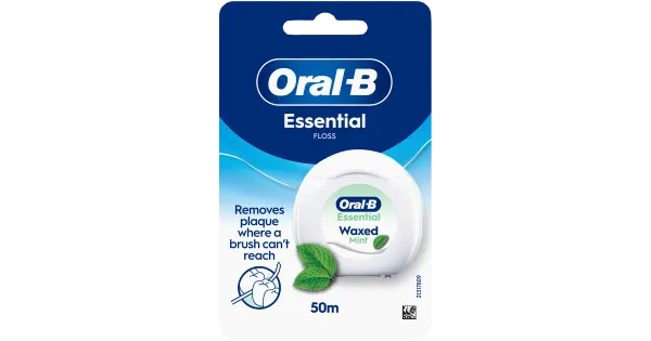 Oral-B hambaniit Essential Floss Mint 50m vahatatud