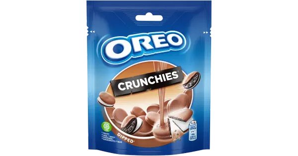 Oreo täidisega küpsised šokolaadimaitselise glasuuriga 110 g