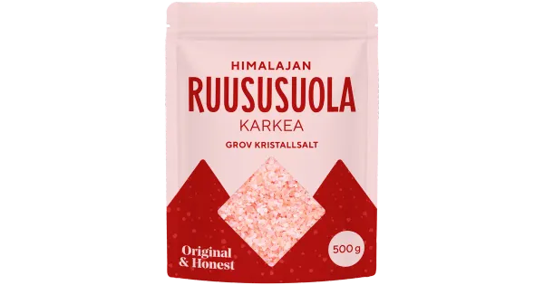Organic Health himaalaja sool 500g jäme
