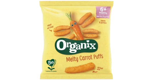 Organix ECO krõbedad porgandipulgad 7k 20g