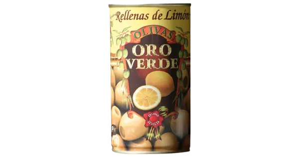 Oro verde rohelised oliivid sidrunitäidisega 350/150 g