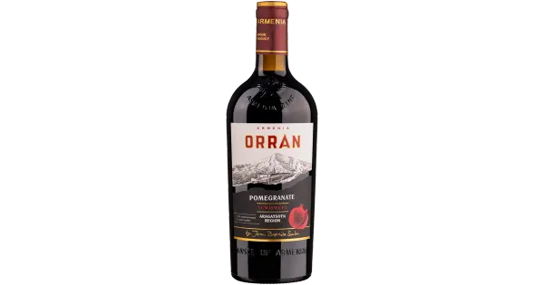 Orran Pomegranate Medium Sweet puuvilja- ja marjavein 12%vol 750 ml