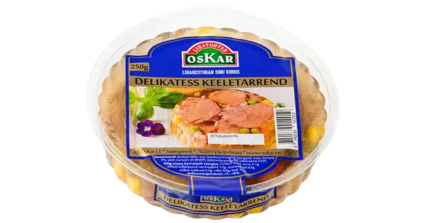 Oskar Delikatess keeletarrend 250g