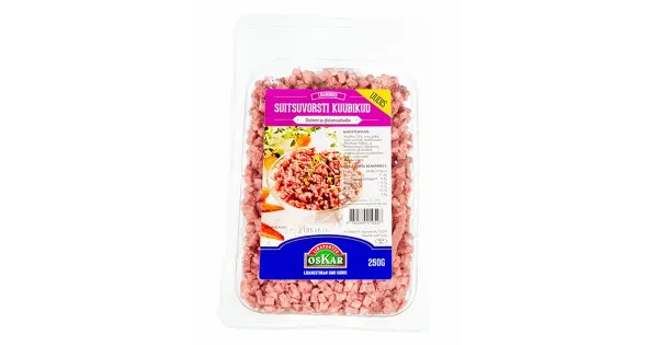 Oskar Suitsuvorsti Kuubikud 250G