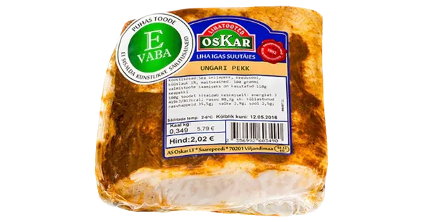 Oskar Ungari Pekk, Kg