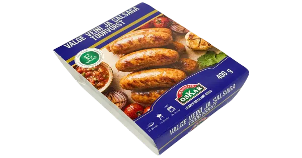 Oskar Valge veini ja salsaga toorvorst 400g