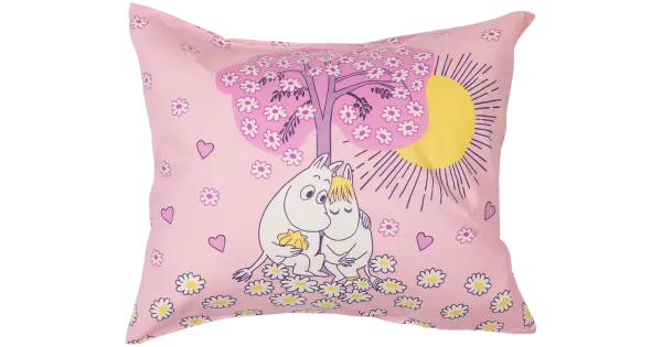 Padjapüür Muumid Kullakesed 50x60 roosa