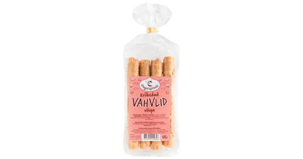 Pagaripreili Krõbedad Vahvlid Võiga 125 G