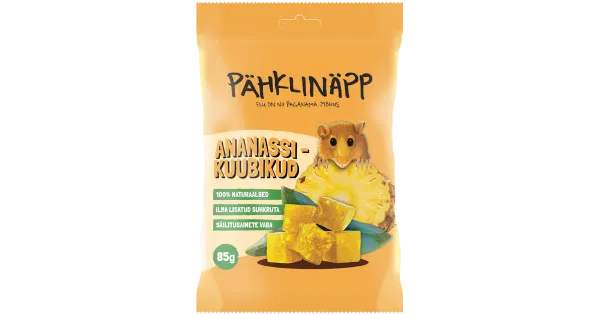 Pähklinäpp ananassikuubikud 85 g