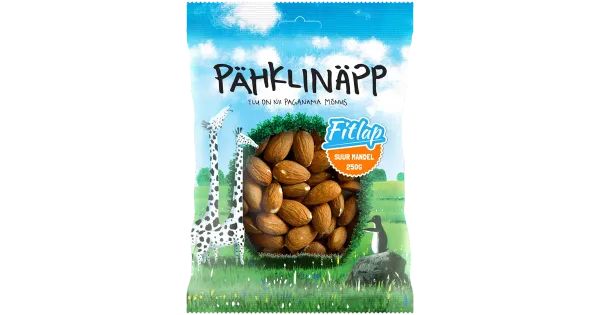 Pähklinäpp Fitlap suured mandlid 250 g