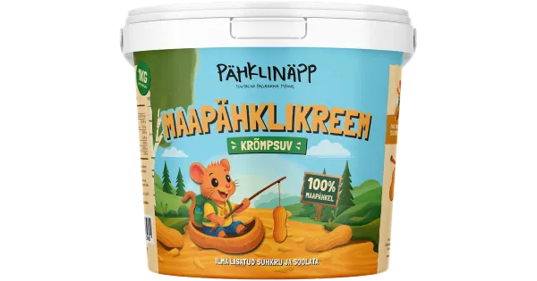 Pähklinäpp maapähklikreem krõmpsuv 1 kg