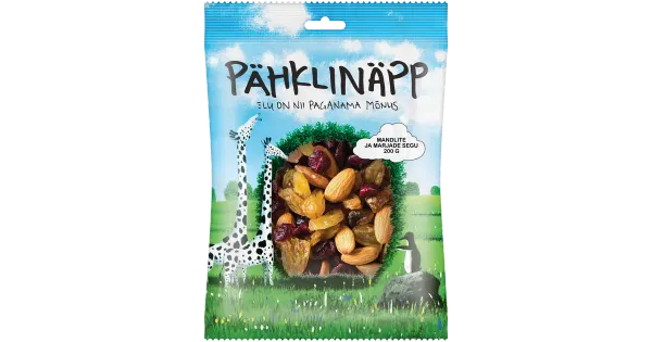 Pähklinäpp mandlite ja marjade segu 200 g
