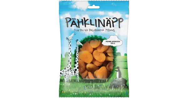 Pähklinäpp pehmed aprikoosid 250 g
