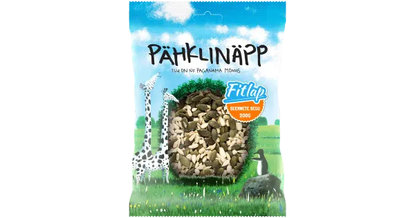 Pähklinäpp seemnete segu 200 g Fitlap