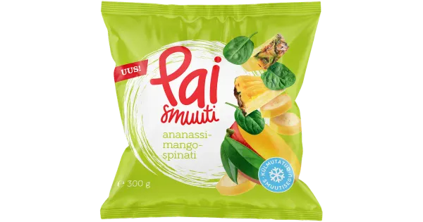 Pai Ananassi-Mango-Spinati smuutisegu 300 g