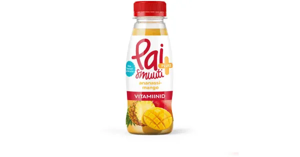PAI Pai+ Ananassi-mango smuuti B-rühma vitamiinidega 250ml