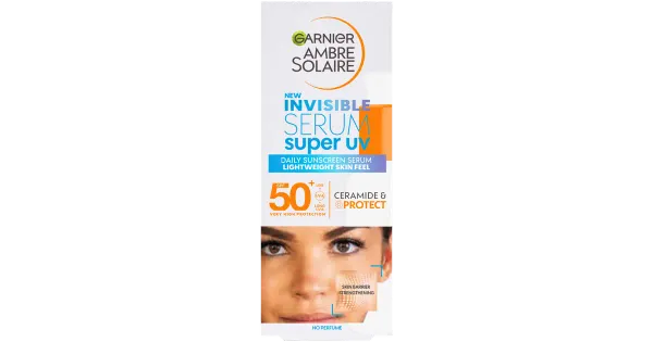 Päikesekreem näole Garnier Ambre Solaire Invisible Serum SPF50 30ml
