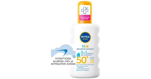 Päikesekreem Nivea Sun Sensitive laste SPF50 200ml
