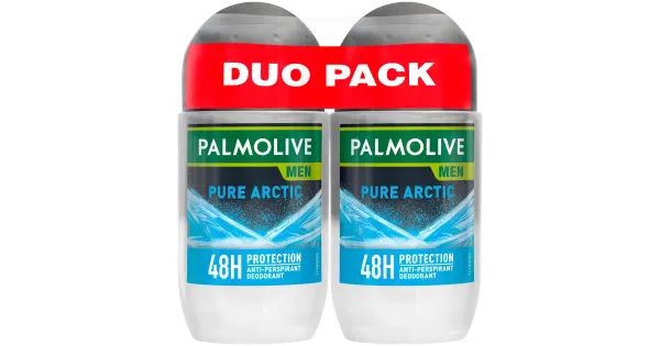 Palmolive rulldeodorant Men Pure Arctic 2x50ml