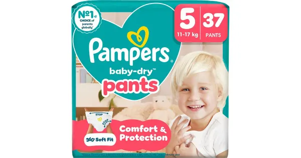 Pampers Baby Dry püksmähkmed S5, 11-17kg, 37 tk