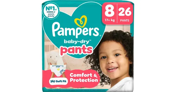 Pampers Baby Dry püksmähkmed S8, 19+kg, 26 tk