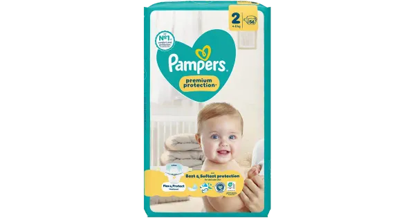 PAMPERS NEW BABY teipmähkmed 2 4-8KG 56tk