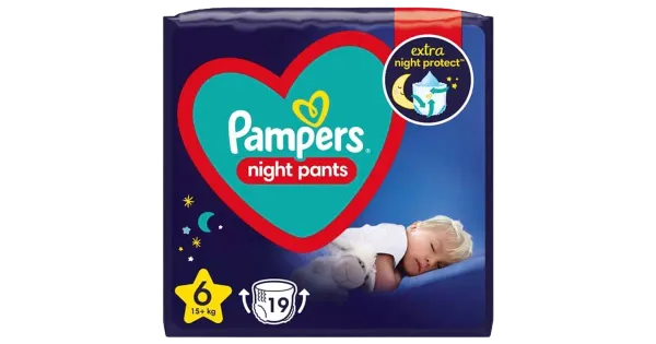Pampers Night püksmähkmed VP S6 19tk