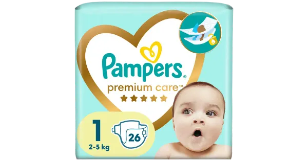 Pampers pc teipmähkmed s1 26tk