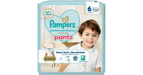 PAMPERS PREM püksmähkmed 6 13-19KG 27tk