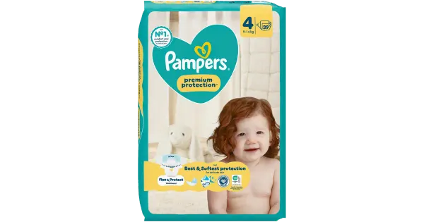 PAMPERS PREMIUM teipmähkmed 4 9-14KG39tk