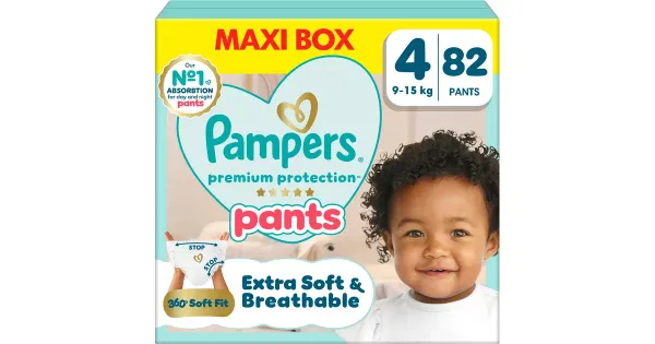 Pampers püksmähkmed S4, 9-15 kg, 82 tk