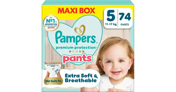 Pampers püksmähkmed S5 Maxi, 11-17kg, 74 tk