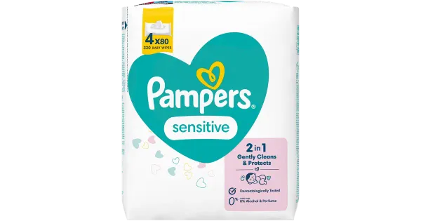 Pampers Sensitive niisked salvrätikud 320 tk