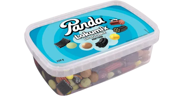 Panda LakuMix kommikarp 550g