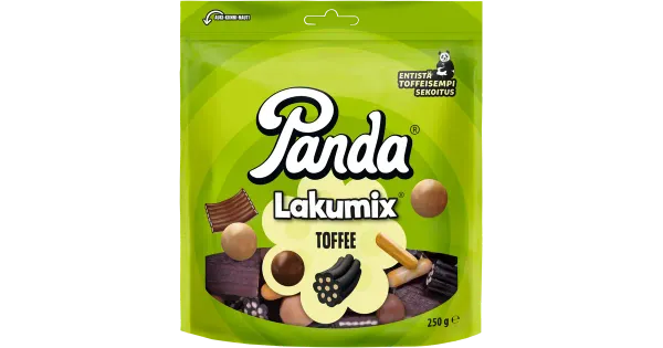 Panda Lakumix Toffee lagrits 250g