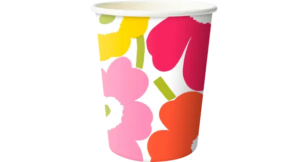 Papptopsid Marikemmo Mini Unikko roosa,kollane 250ml 20tk