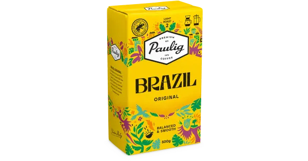 Filtri- ja presskannukohv Brazil, PAULIG, 500 g