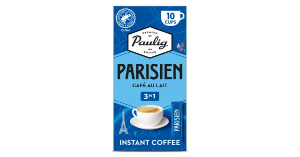 Paulig Parisien Cafe 3in1 kohvijook 10x16,5g