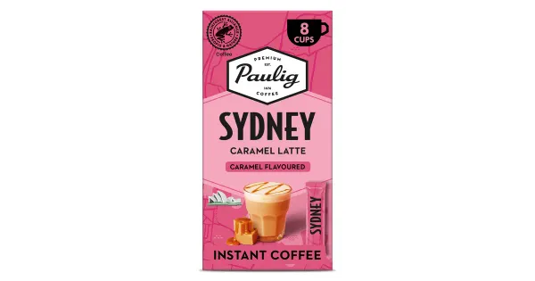 Paulig Sydney Caramel Latte kohvijook 8x16,5g