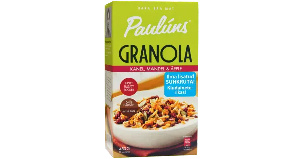 Paulúns Granola kaneeli ja õuna 450 g