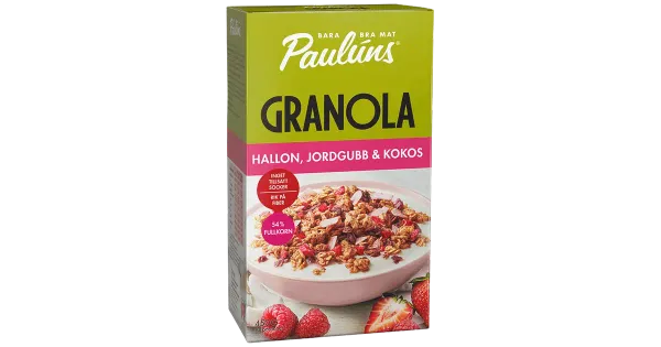 Paulúns Granola vaarika maasika ja kookosega 450 g