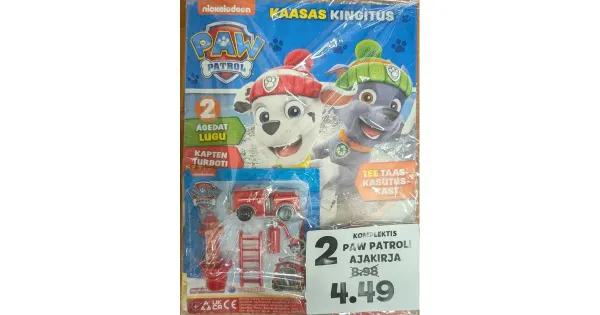 Paw patrol ajakirjade komplekt