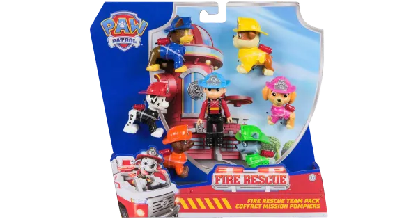 PAW PATROL PÄÄSTEKOMANDO  7 FIGUURI
