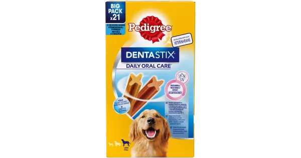 Pedigree DentaStix suur 21-pakk (3x7tk)