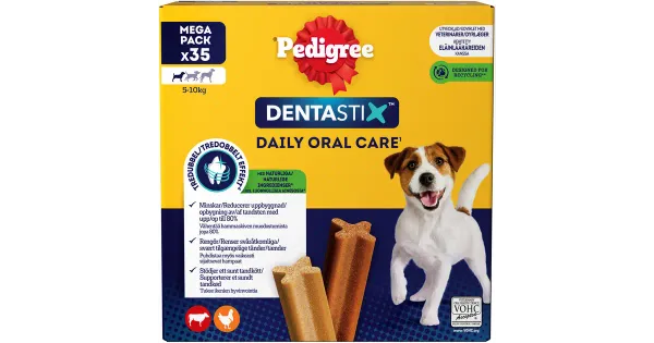 Pedigree DentaStix väike 35-pakk (5x7tk)