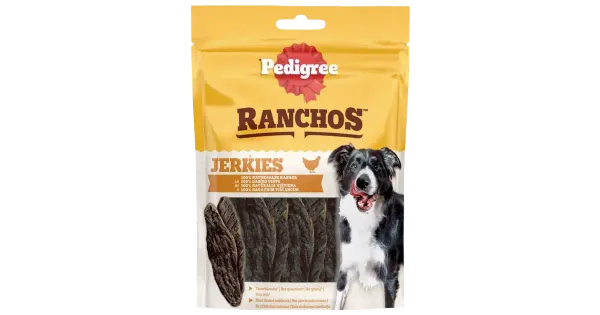 PEDIGREE koera maius Ranchos Jerkies, Kana, 70g