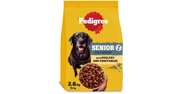 Pedigree Täissööt  Senior Linnuliha&Köögivilja 2.6kg